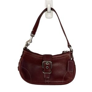 Coach leather shoulder bag